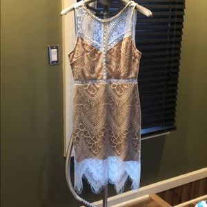 NWOT Small Lush White Lace Dress